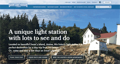 Desktop Screenshot of burntcoatharborlight.com